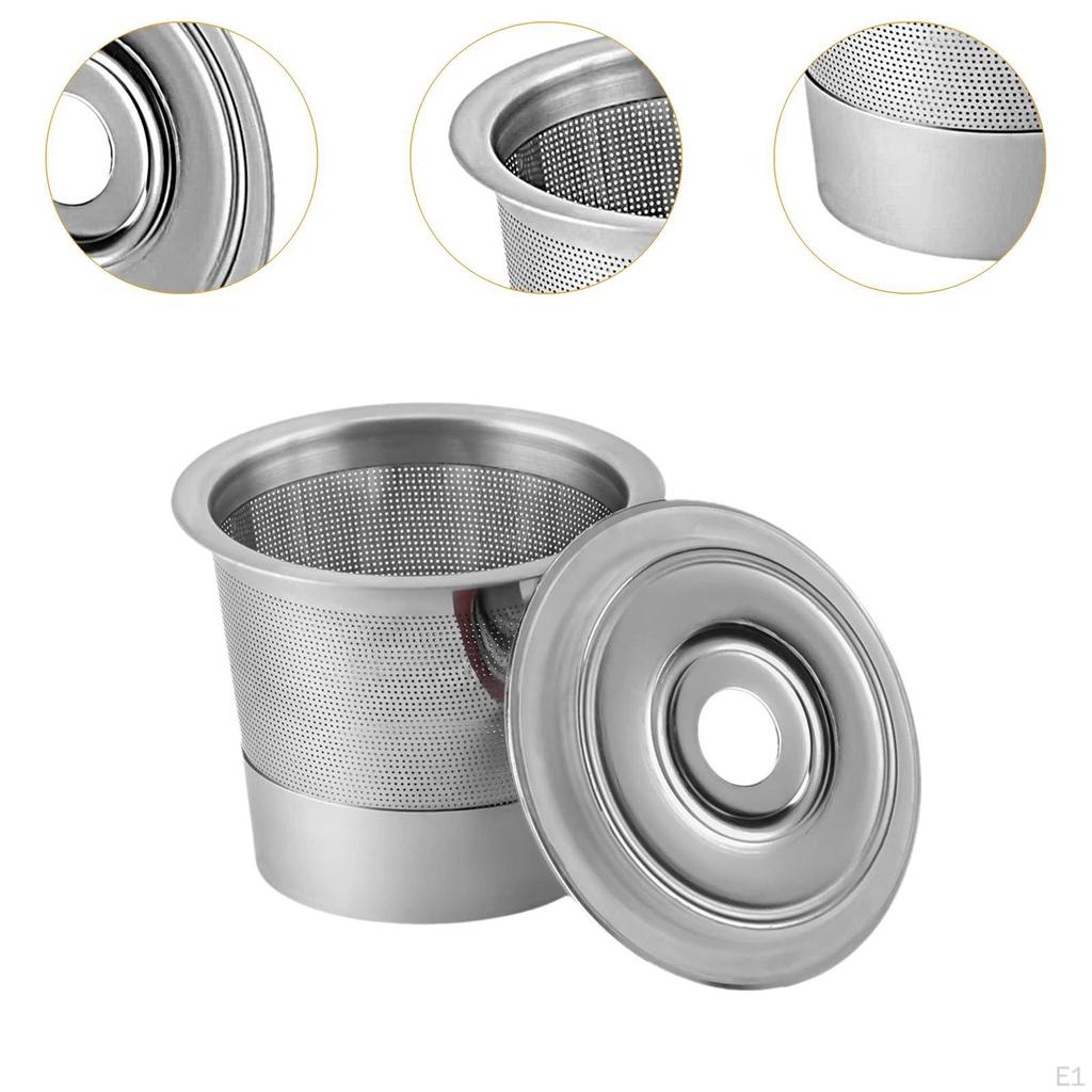 Stainless Steel Coffee Pod Capsule Refill Filter for Home Kitchen Tool