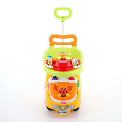 AGATSUMA Anpanman Yokubari Busy Car DX with Push Bar and Guard (Ages 10 Months - 5 Years)