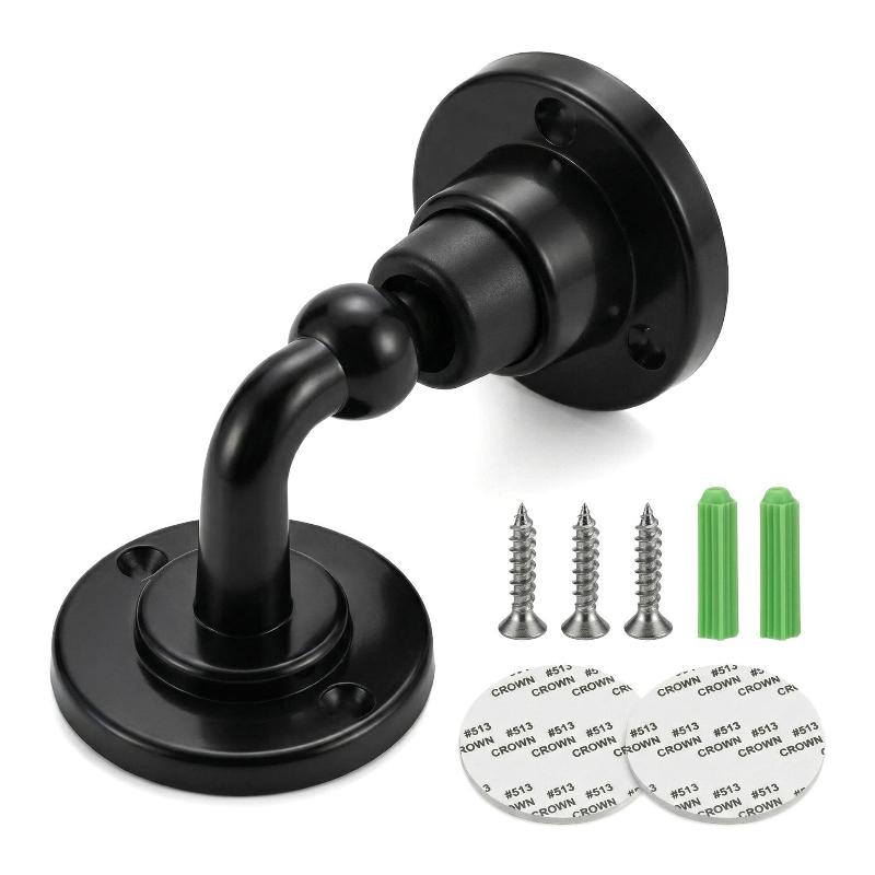 

Silicone Door Stopper Anti Collision Door Lock Pad Soft Cushion Wall Protector for Silent Door Operation чорний