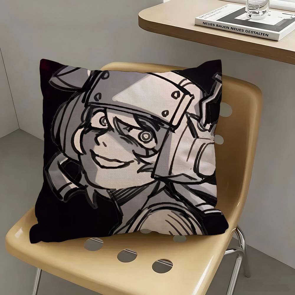 1pc Psychopomp GOLD Anime Pillow Case Fashion Square Pillowcase Bedroom Sofa Room Ins Decoration Leisure