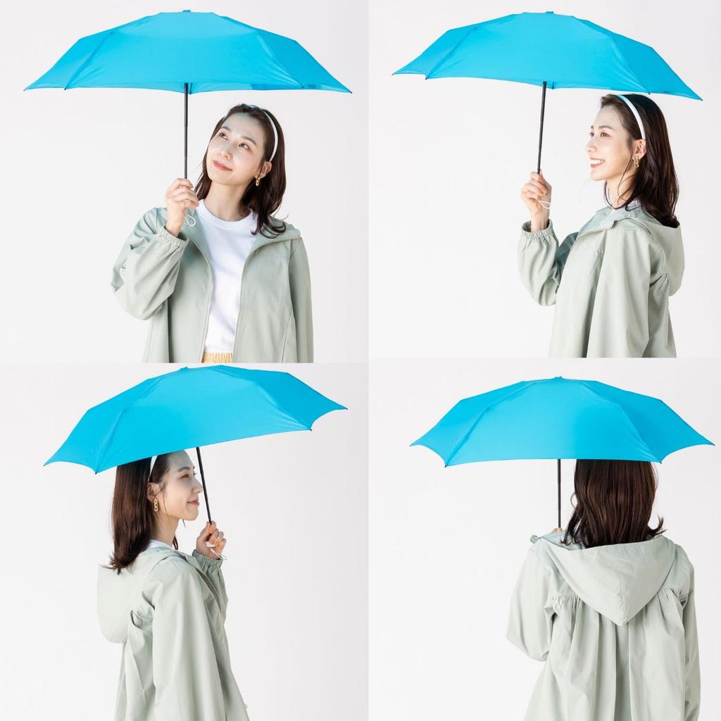 Miracle Tech Lightweight Folding UV Protection Folding Umbrella 50cm 10323 Blue Imada Mio Ambassador Ultra-compact 11.7cm