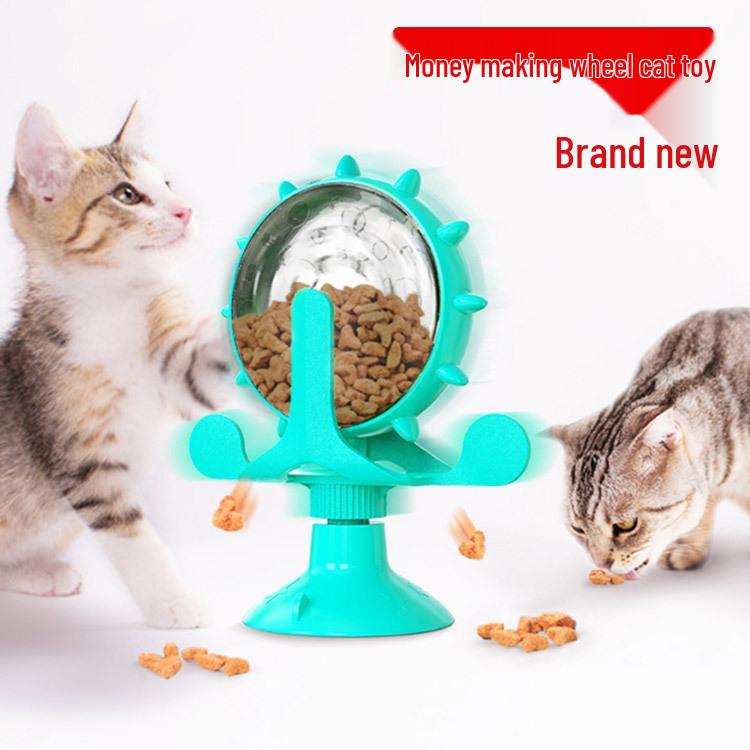 Pet Supplies: Bestseller Puppy Toys & Cat Teasing Slow Feeder Windmill Turntable