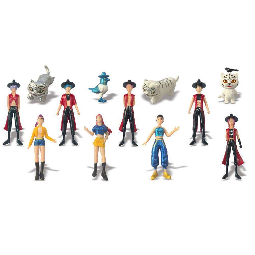 12 Stück/Set Kpop Dämonenjäger Actionfigur Spielzeug Derpys Tiger Rumi Mira Zoey Sussy Figur Puppe Für Fans Spielzeug Geschenke