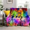 1pc Notes Printed Blanket,Soft And Comfortable Blanket, Travel Sofa Bed, Office Home Decor, Birthday Gift Blanket, Boys, Girls