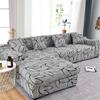 Geometric Elastic Sofa Cover Slipcovers L-Shaped Corner Sofa Couch Cover Armchair Sofa Cover 1/2/3/4 Seater for Living Room 1PC
