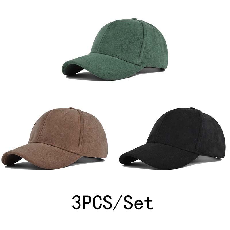 Fashion Baseball Caps For Men Women Autumn Winter Solid Retro Snapback Hip Hop Hat Unisex Street Adjustable Sun Visor Caps