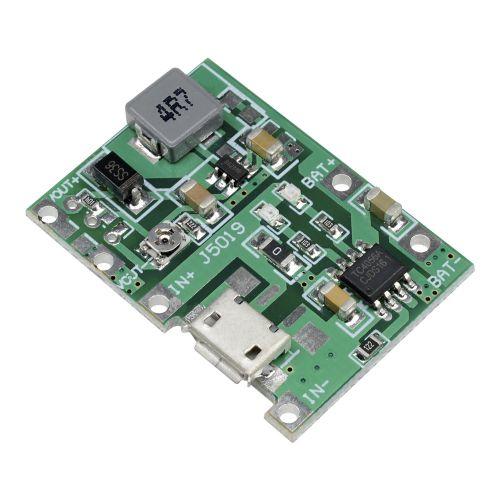 Lithium Li-ion 18611 1.7V 1.1V to 1V 9V Battery Charger Board DC-DC Step Up Boost Module TP1116 DIY Kit Parts Type-C/Micro USB