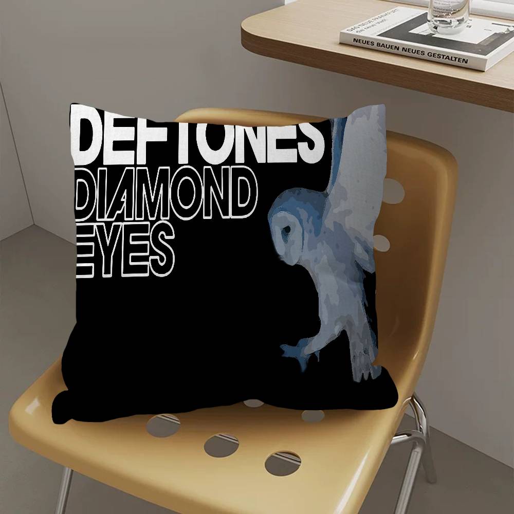 D-Deftones Fashion Cushion Cover Car Throw Pillow Case For Sofa Car Christmas Gift 40X40Cm 45X45Cm