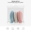 3pcs Empty Shampoo Shower Gel Tubes Liquid Travel Bottles Lotion Silicone Sub Bottle