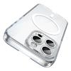 For iPhone 15 Pro Max Phone Case, Magnetic Shockproof Transparent Cover for iPhone 15 Pro Max