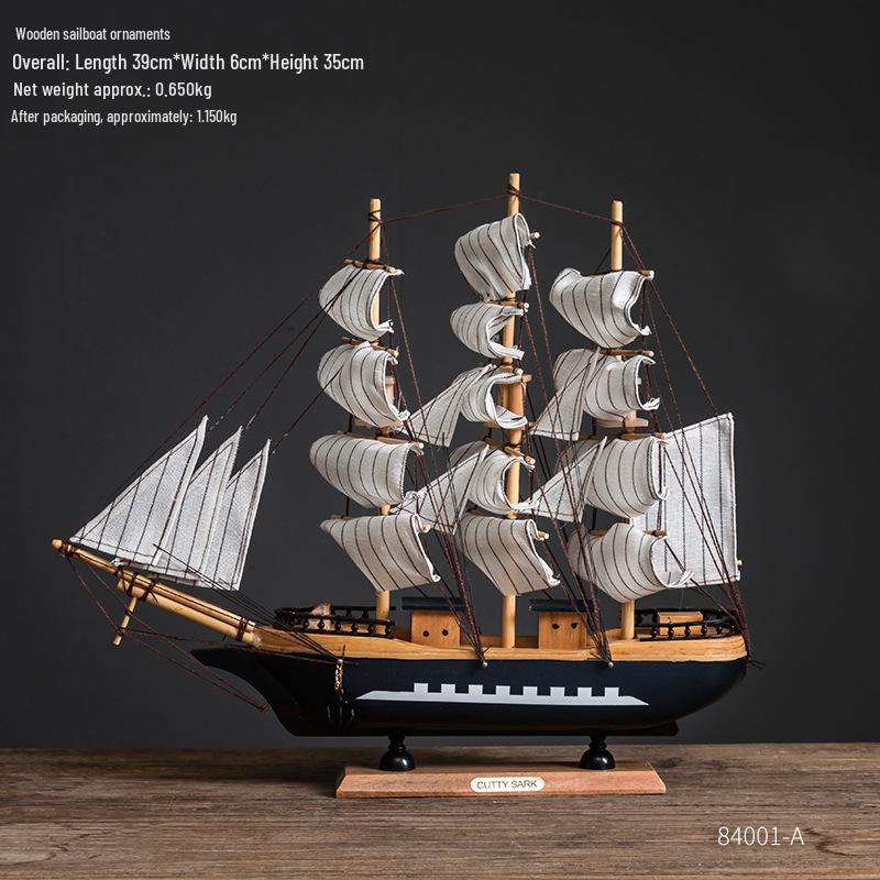 Sklandus buriavimas laivo modelis: Jūrinis dekoras svetainėms, vyno spintelėms, įėjimams ar knygų lentynoms