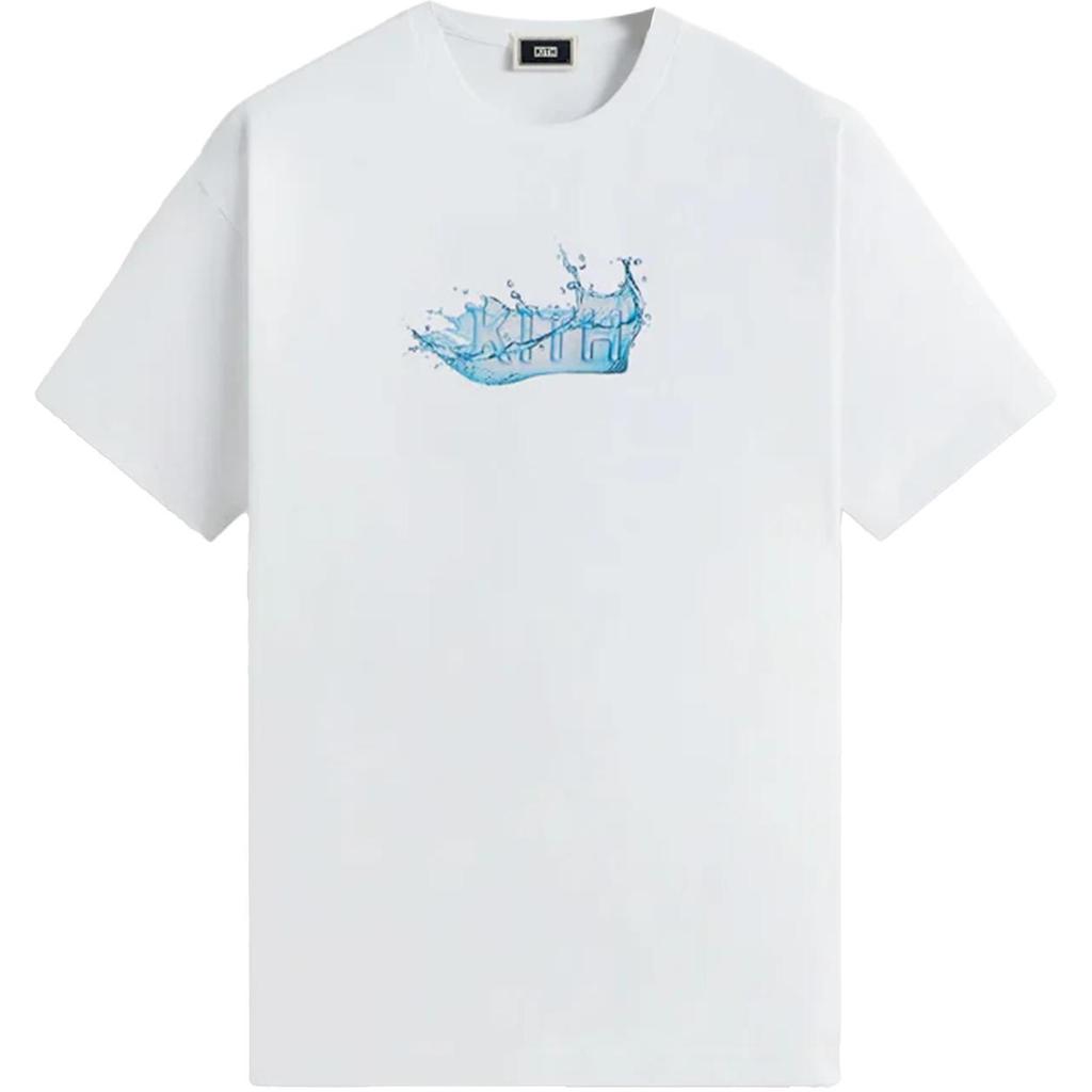 Kith Hydro Classic Logo Tee White Men Tops KHM033673-101