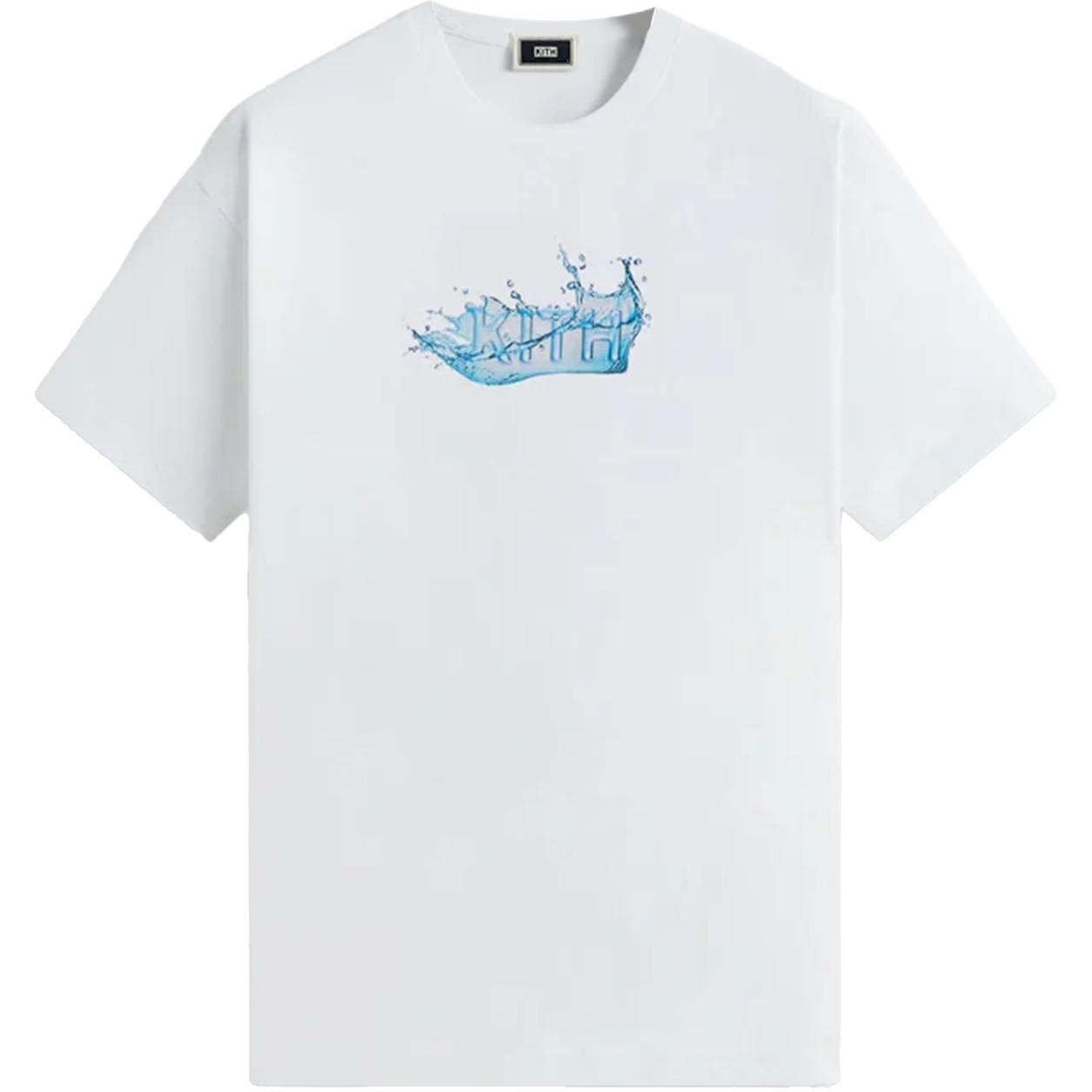 Kith Футболка с классическим логотипом Hydro Белая Мужские топы KHM033673-101 S