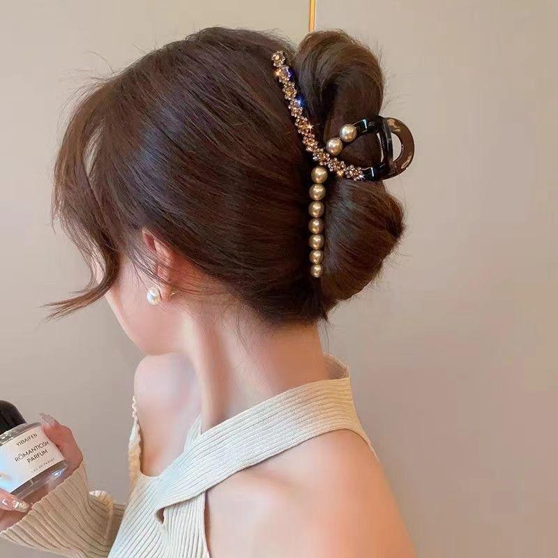 Pearl  Hair Clips For Women  Shark Clip Girls Hair Accessories Jewelry