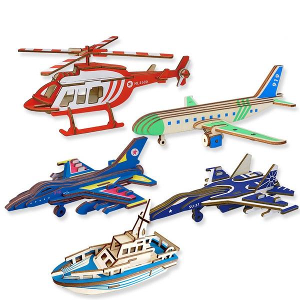 

Трехмерная головоломка Woody Fighter Transport Machine D set Корейская церемония-головоломка