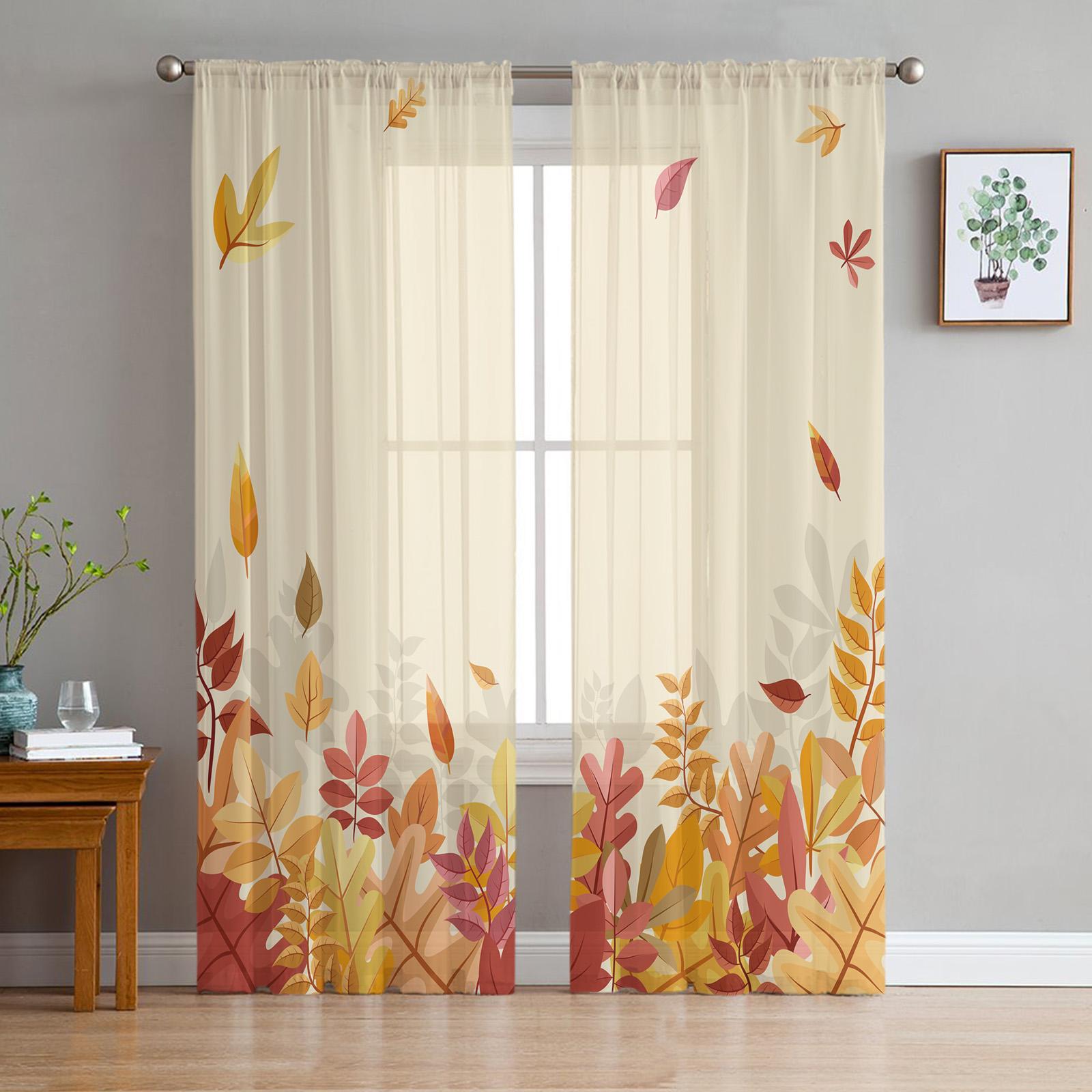 Odot Tende Semi Trasparenti Con Tasca Per Asta, Motivo Fiore Uccello 3D Tenda Voile 1 Pezzo Filtranti Finestra Moderna Per Interni Soggiorno Camera Da Letto Cucina (Fiore Rosa,100x130cm