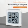 Mini Digital Temperature Humidity Meter Household Indoor Portable Thermometer Hygrometer for Bedroom Office Living Room Greenhouse Pet Box Daily Use