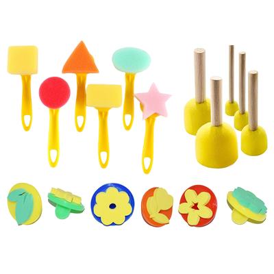 Dětské kreslicí hračky Malování Houbičková hlava Geometrický vzor Razítko Interakce rodič-dítě Hračky pro rozvoj mozku TMZ