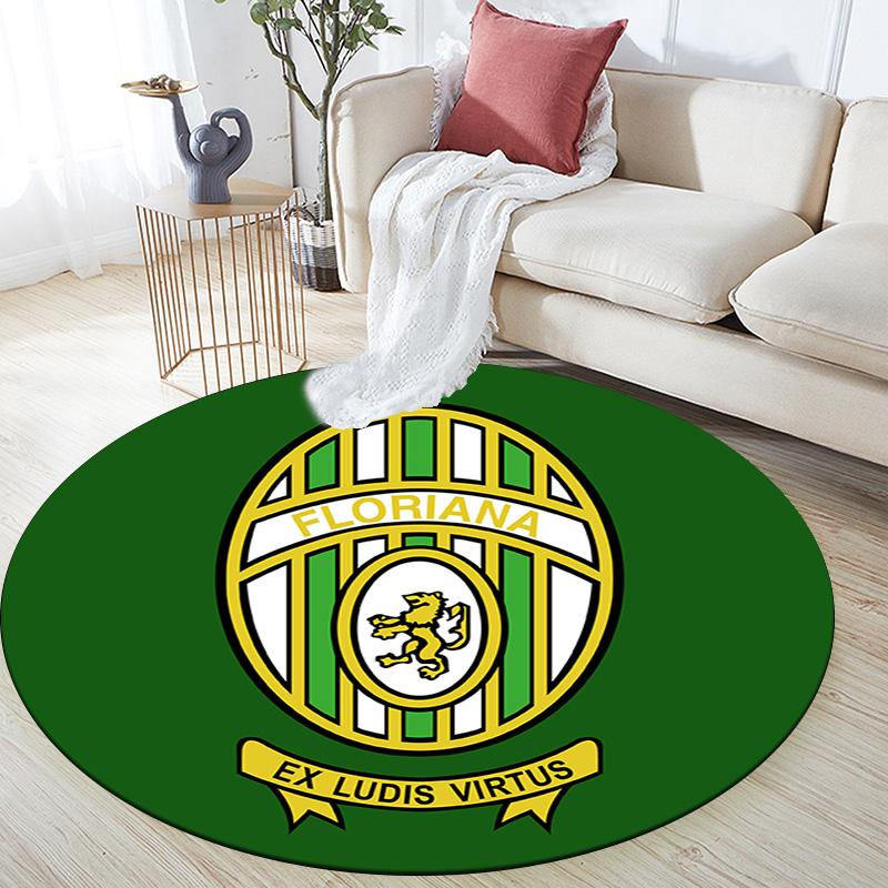 Floriana Round Area Rug Under Office Chairs Bedroom Living Room Home Decor