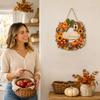 Wooden Pumpkin Hanging Ornament for Festival Fall Home Decor