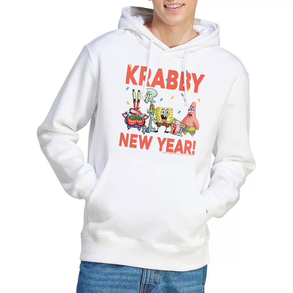 SpongeBob SquarePants Mens Krabby New Year Hoodie