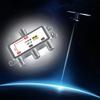 10-3224MHz 3 in 1 Satellite Splitter 3 Way TV Cable Signal Mixer 4K8K SAT/ANT Diplexer Satellite Separation RF Dropshipping