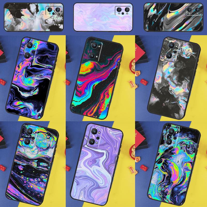 Trippy Pastel Color Print For Realme GT7 Pro GT 6T 5 6 C67 C75 C61 C55 C53 C51 C21Y C25S 10 11 12 13 14 Pro Plus Case
