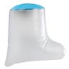 Adult Feet with Blue Diving Material Rings PVC Shower Protective Sleeve P2203 31cm