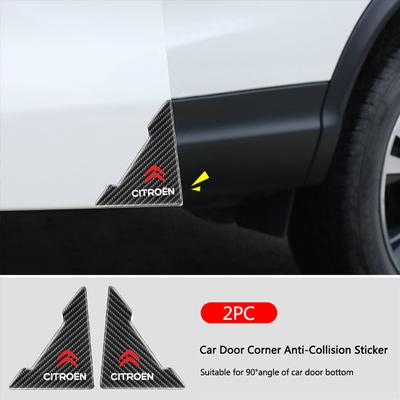2 pièces Autocollant de protection d'angle de porte de voiture Housses de protection anti-collision pour C1 C2 C3 C4 C5 C6 C8 C4L DS3 DS4 DS5 DS5LS