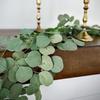 12pcs Eucalyptus Wreath Wedding Party Simulated Eucalyptus Wreath Decoration Long-Draping Ivy Garland for Indoor Outdoor Use