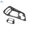 Voor Dodge Challenger 2015- LHD ABS Koolstofvezel Stijl Auto Middenconsole Schakelpook Paneel Bekerhouder Cover Frame Trim