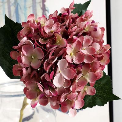 Artificial flower retro wholesale hydrangea wedding flower high imitation