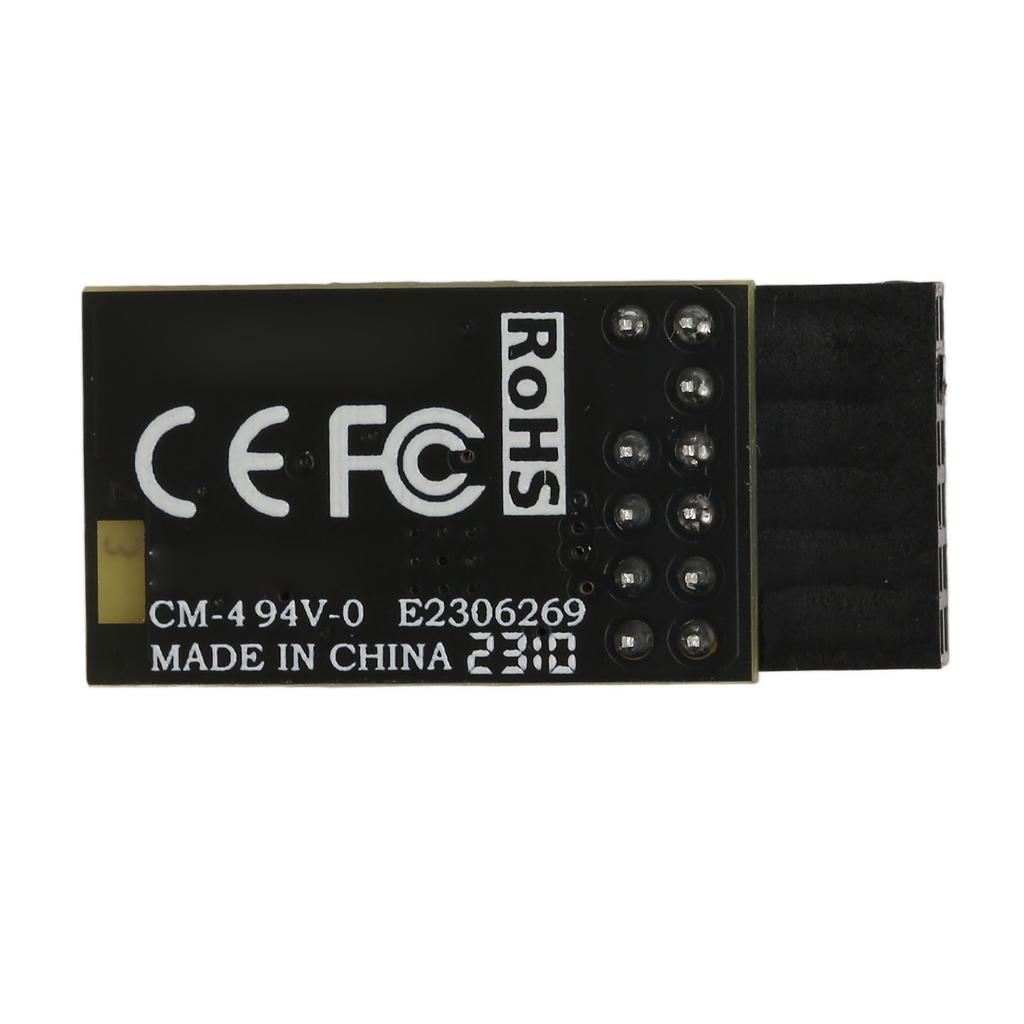 TPM Encryption Security Module SPI 12‑1Pin TPM2.0 Module Replacement Stable Performance Secure Storage for B550 Motherboards