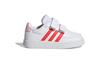 Adidas Focus Breathein Breaknet 2.0 Abrasion Resistant Abrasion Resistant Low top Toddler Shoes White Red HP8974