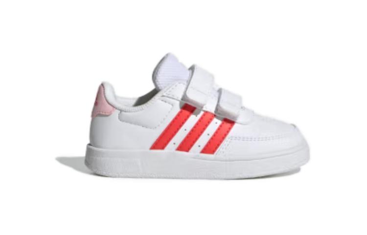 Adidas Focus Breathein Breaknet 2.0 Abrasion Resistant Abrasion Resistant Low top Toddler Shoes White Red HP8974