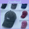 Summer Cotton Baseball Cap With Letter Embroidery For Casual Sun Protection