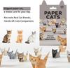 50 ks DIY Origami Papír Kočky Psi Sada Složte si Vlastní Zvířátko Řemeslo Zábava Ručně Vyráběné Umění Řemeslo Skládací Papír Roztomilý 3D Stolní Dekorace Hračka