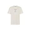 DIOR Quarterly New Products T-Shirts Unisex Ecru Crew Neck Moderate Straight Fit 933J604A0554-088