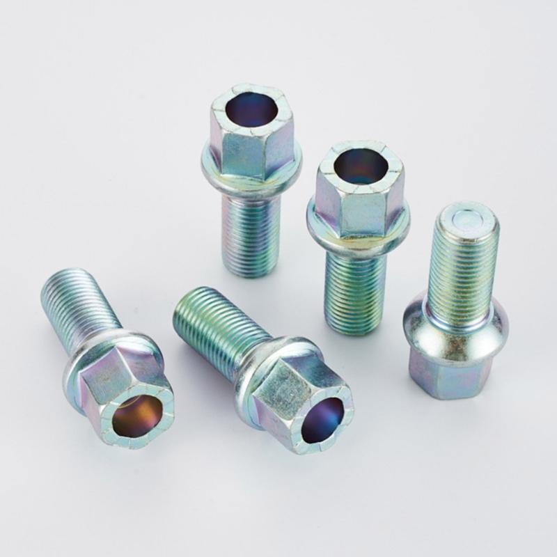 4pcs Automotive Wheel Bolts Corrosion Resistant Steel Construction Secure Fastening Replaces WHT001812 for Multiple Vehicle