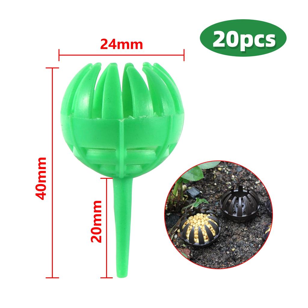 5/20Pcs Bonsai Tool Box Fertilizer Cover Basket Box Dome Case Plastic Plant Bug Portable Nursery Pot Cultivation Fertilizer Box