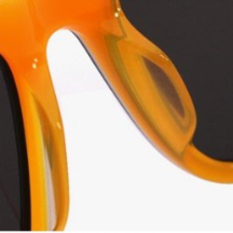 Puma Pu0087sk 002 Ripper Square Horn Rimmed Over Asian Fit Sunglasses