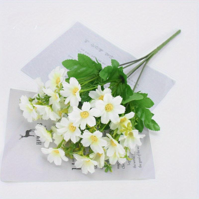 

Outdoor Artificial Flowers, Small Daisies, Imitation Flowers for Weddings And Home Decoration, Suitable for Living Room Display, Flowers. чистый белый