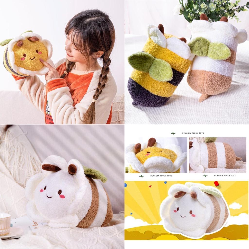 Cute Cartoon Bumblebee Plush Toy Stuffed Animal Doll For Wholesale