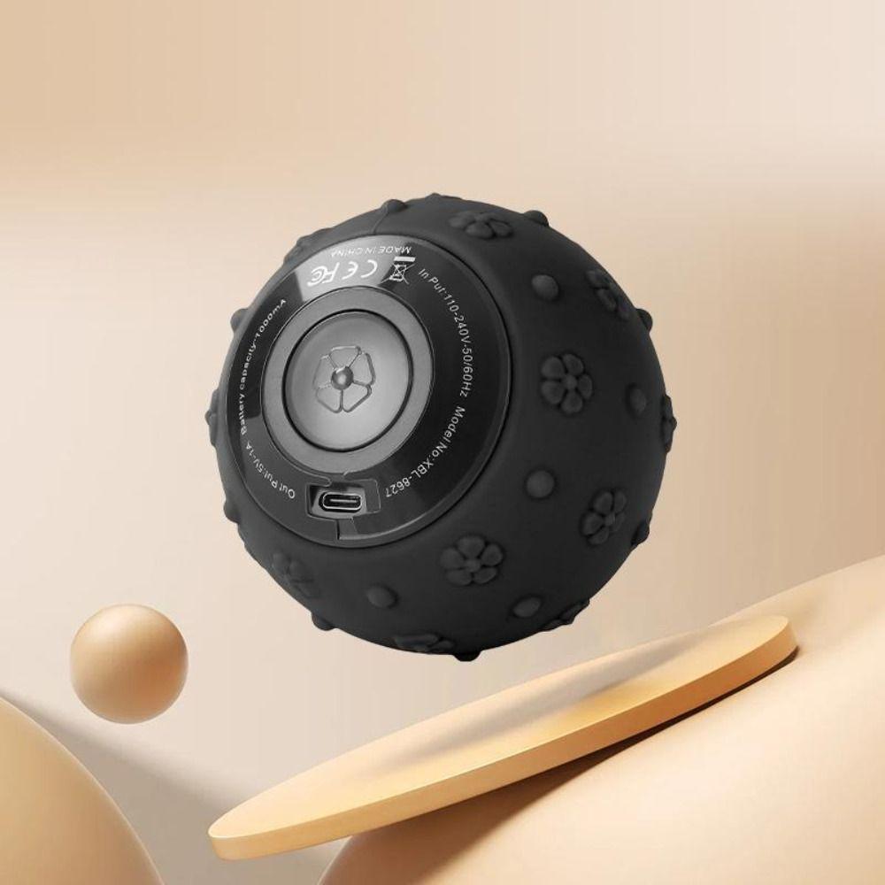5 Gänge Vibrationsmassageball Tragbares Massagegerät Effektiver Faszienball Yoga