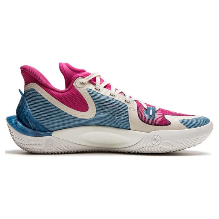 Li Ning SONIC 11 Astro S2 Flach Textil, Synthetikleder Dämpfung Rutschfest Abriebfest Niedrig geschnitten ABAT021-7