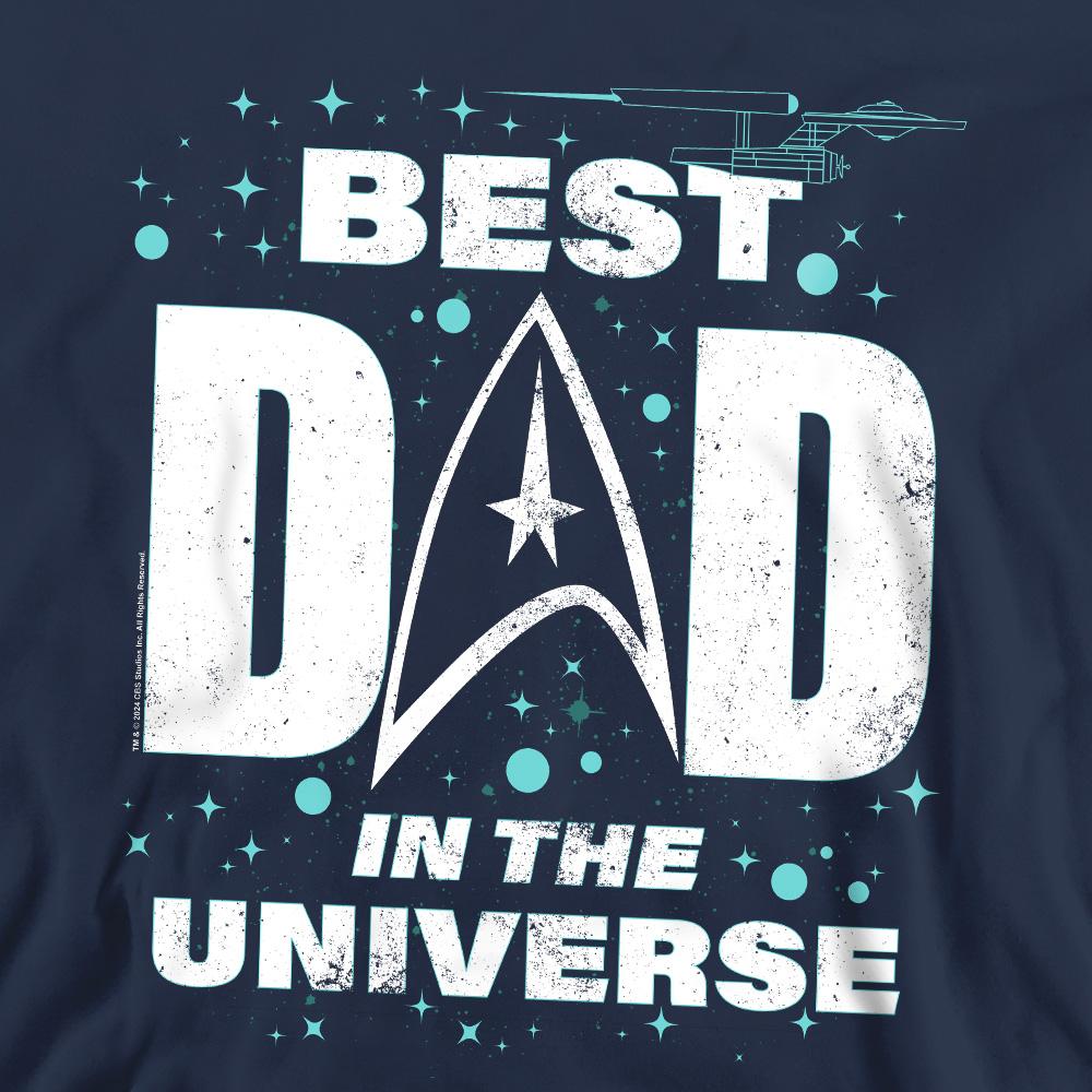 STAR TREK Unisex Adult Best Dad In the Universe Fathers Day Sweatshirt