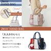 [enocoland] Women's HandbagShoulder Bag, Crossbody2-Way, Commuter Bag, Lightweight, Tricolor