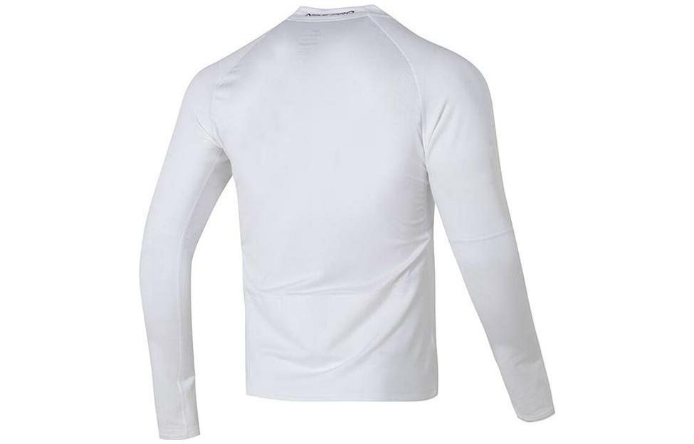Nike T-shirt Pro Uomo Bianco Dolcevita Mezzo Vestibilità Dritta Moderata FB8516-100