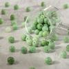 100pcs 8mm Pastoral Oil Painting Imitation Ceramic Glass Jade Crushed Beads for DIY Handmade Bracelets and Loose Beading