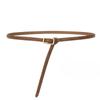 Women's Genuine Leather Non-hole Knotted Thin Belt Decorative Women's Dress Versatile Women's Belt Running Belt